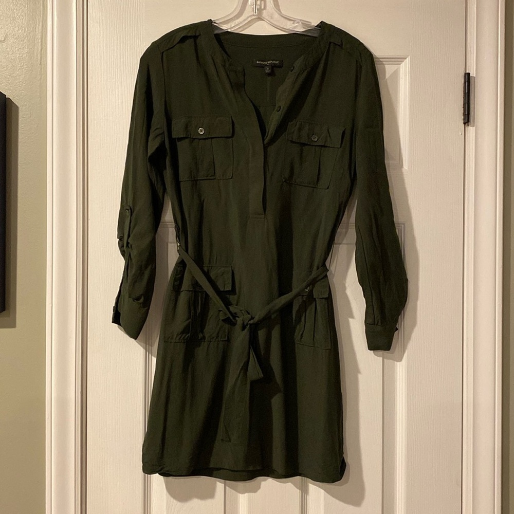 Army Green, Cargo Dress